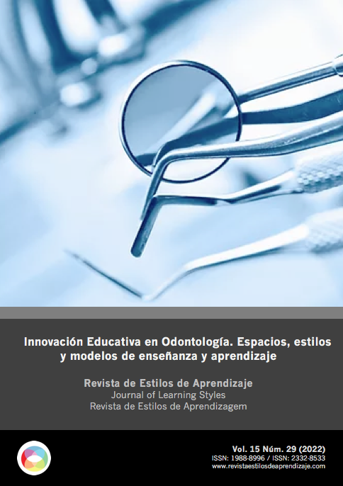 Educational Innovation in Dentistry. Spaces, styles and models of teaching and learning
